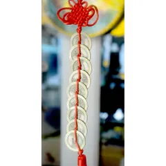 Xâu Tiền Xu Phong Thủy Treo Xe-Chiêu Tài Lộc,May Mắn Giá Rẻ Vô Địch 890788
