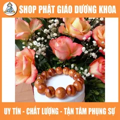 Vòng tay gỗ huyết long cao cấp phong thủy - vòng trang sức đem lại may mắn cho người đeo DƯƠNG KHOA SHOP