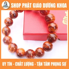 Vòng tay gỗ huyết long cao cấp phong thủy - vòng trang sức đem lại may mắn cho người đeo DƯƠNG KHOA SHOP