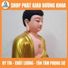 Tôn Tượng A Di Đà Ngồi cao 30cm - Tượng Phật Thờ Cúng A Di Đà Composite  DƯƠNG KHOA SHOP