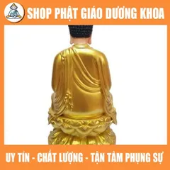 Tôn Tượng A Di Đà Ngồi cao 30cm - Tượng Phật Thờ Cúng A Di Đà Composite  DƯƠNG KHOA SHOP