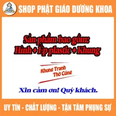 Tranh Thờ Cô Hai Phạm Thị Hiên + khung (Bảo hành gãy, vỡ)  DƯƠNG KHOA SHOP
