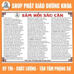 Tờ Hồi Hướng Công Đức Đọc Cùng Với Chú Đại Bi, Chú Dược Sư  DƯƠNG KHOA SHOP