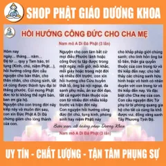Tờ Hồi Hướng Công Đức Đọc Cùng Với Chú Đại Bi, Chú Dược Sư  DƯƠNG KHOA SHOP