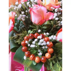 Vòng tay gỗ huyết long cao cấp phong thủy - vòng trang sức đem lại may mắn cho người đeo 0398_142-241