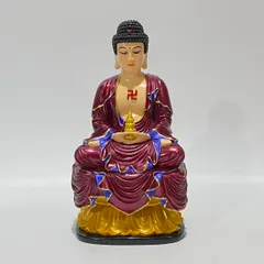 Bộ 7 Tượng Dược Sư Lưu Ly Quang Vương Phật 18cm Nhiều Màu Có Pháp Khí Tháp Rời 891047