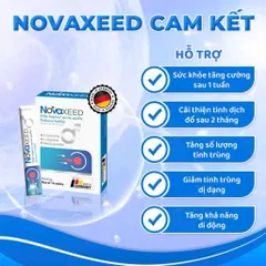 NOVAXEED Tăng Cường Sức Khoẻ Nam Giới 30 gói nhập khẩu Đức