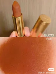 Son lì Gucci 308 Lucky Dark Orange dưỡng ẩm bền màu sang trọng 3.5g