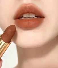 Son lì Gucci 308 Lucky Dark Orange dưỡng ẩm bền màu sang trọng 3.5g
