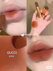 Gucci 308 Lucky Dark Orange Son Môi Cao Cấp Lên Màu Chuẩn 3.5g Chính Hãng Italy