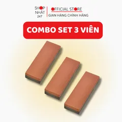 [COMBO 3 VIÊN] Đá mài dao kéo Nhật Bản Đá mài Nhật 2 mặt mài mịn và mài sắc chuyên nghiệp Kokubo
