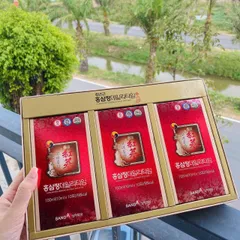 Nước Hồng Sâm Người Lớn Sanga Hàn Quốc - Hộp 30 Gói 10ml, Bồi Bổ Sức Khỏe, Tăng Cường Sinh Lực, 8 Loại Vitamin Giúp Khỏe Mạnh 891405