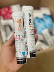 (Chính gốc) Viên Sủi Giảm Cân Zantiva Everfit Cao Cấp Từ Đức - Hỗ Trợ Giảm Cân Tự Nhiên, Cung Cấp Dinh Dưỡng, 20 Viên 891471