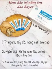 Kem Giảm Ngứa Nấm VÙNG KÍN Empecid 1% Bayer 10g Nội Địa Nhật Bản