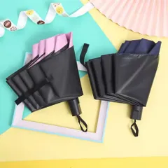 Ô Chống Tia UV Cao Cấp - Ô Dù 2 Lớp 8 Nan Che Mưa Nắng Gấp Gọn Có Tay Cầm Chắc Chắn Chống Thấm Mau Khô