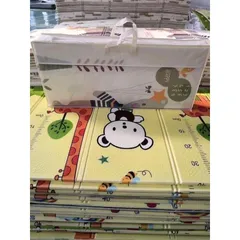 (GIAO MÀU NGẪU NHIÊN) THẢM XỐP XPE 2 MẶT CHỐNG TRƠN TRƯỢT CHO BÉ KHỔ 1,8X2M GẤP GỌN TIỆN LỢI - Anh EmShop