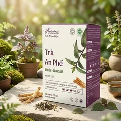 Trà An Phế Herbafood (An Thái Hưng) - Hỗ trợ bổ phổi, giảm ho, tăng đề kháng - Hộp 60 túi lọc 4,5g