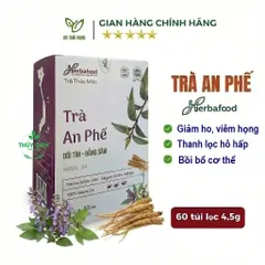 Trà An Phế Herbafood (An Thái Hưng) - Hỗ trợ bổ phổi, giảm ho, tăng đề kháng - Hộp 60 túi lọc 4,5g