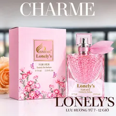 Nước hoa nữ Charme LONELY'S 75ML ngọt ngào quyến rũ