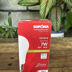 Đèn LED tròn SOPOKA ánh sáng trắng BT30 BT20 BT15 BT12 BT9 BT7 BT5 BT3 85V-265V