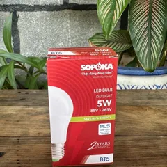 Đèn LED tròn SOPOKA ánh sáng trắng BT30 BT20 BT15 BT12 BT9 BT7 BT5 BT3 85V-265V