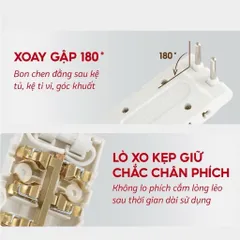 Ổ Cắm Chia Điện Đa Năng 2200W SOPOKA Xoay 180 Độ, Nhiều Lỗ Cắm, Dùng Cho Ti Vi, Tủ Lạnh, Quạt, Đèn Bảo Hành 2 Năm