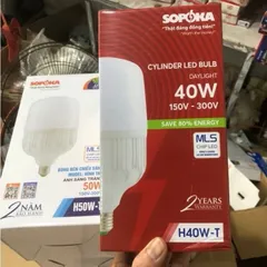 💡 BÓNG ĐÈN LED TRỤ SOPOKA – SÁNG MẠNH, TIẾT KIỆM ĐIỆN!