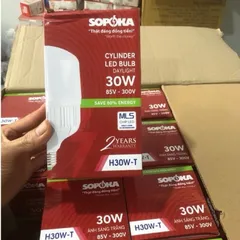 💡 BÓNG ĐÈN LED TRỤ SOPOKA – SÁNG MẠNH, TIẾT KIỆM ĐIỆN!