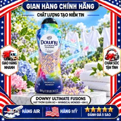 HẠT XẢ VẢI KHÔ DOWNY ULTIMATE FUSIONS MỸ CHAI LỚN 694G