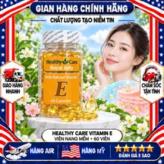 VIÊN TINH DẦU DƯỠNG DA VITAMIN E SỮA ONG CHÚA HEALTH PRO MỸ 90V