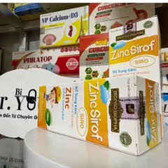 Siro Zinc Sirof Bổ Sung Kẽm Giúp Nâng Cao Sức Đề Kháng,Giúp Cơ Thể Phát Triển Khỏe Mạnh Chai 100ml