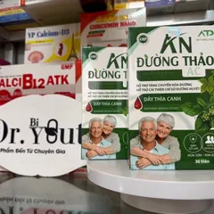 Viên Hạ Đường AN ĐƯỜNG THẢO - Hỗ trợ ổn định chuyển hóa đường, cải thiện chỉ số đường,thảo dược an toàn huyết Hộp 30v