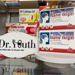 Viên Hoạt Huyết Bổ não Nano lkigai chứa Nattokinase-giảm đau đầu,chóng mặt,rối loạn tiền đình, ngừa đột quỵ Hộp 40 viên