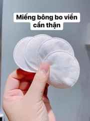 Gói 201 Miếng Bông Tẩy Trang Cotton, thấm hút tốt, an toàn, tiện dụng,