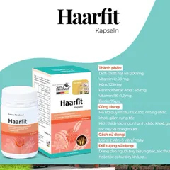 Viên uống mọc tóc giảm rụng tóc đẹp móng giúp tóc khoẻ mạnh Haarfit Sanct Bernhard - Lọ 120 Viên