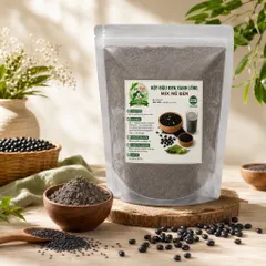 1Kg Bột Đậu Đen Xanh Lòng Mix Mè Đen Nguyên Chất