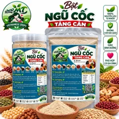 ComBo 1kg Bột Ngũ Cốc Siêu Dinh Dưỡng 11 Loại Hạt (50% Hạt Cao Cấp) và Ngũ Cốc 17 loại Hạt MTshop.metomstore