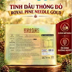 TPBVSK ROYAL PINE NEEDLE GOLD - TINH DẦU THÔNG ĐỎ 120 VIÊN