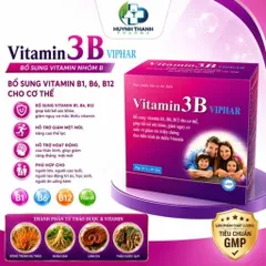 Viên uống Vitamin 3B Viphar Bổ sung vitamin B1, B6, B12 cho cơ thể giúp bồi bổ sức khỏe - Hộp 100 viên
