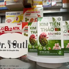 Viên uống Kim tiền thảo râu mèo AC– giảm và ngừa sỏi tiết niệu, tăng đào thải sỏi – Lọ 30 viên