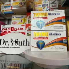 Viên bổ THYMO B Complex chứa Thymomodulin bổ sung miễn dịch vitamin và khoáng chất,giảm tình trạng mệt mỏi,suy nhược