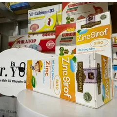 Siro Zinc Sirof Bổ Sung Kẽm Giúp Nâng Cao Sức Đề Kháng,Giúp Cơ Thể Phát Triển Khỏe Mạnh Chai 100ml 893578