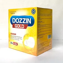 Viên Sủi Tiêu Hoá Dozzin Gold Hộp 48 viên giảm chướng hơi dạ dày, ngừa đau rát ợ chua tá tràng, ngon miệng