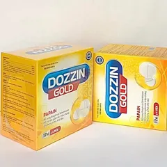 Viên Sủi Tiêu Hoá Dozzin Gold Hộp 48 viên giảm chướng hơi dạ dày, ngừa đau rát ợ chua tá tràng, ngon miệng