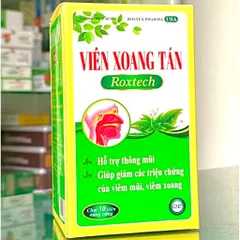 Viên Xoang Tán Roxtech thảo dược giúp giảm viêm xoang, viêm mũi dị ứng, thông mũi, dễ thở - 50 viên 893582