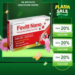 Viên Sắt Fevitt Nano Bổ Sung Sắt Dễ Hấp Thu,Chống Thiếu Máu,Xanh Xao,Cải Thiện Chức Năng Tuần Hoàn,Kinh Nguyệt Phụ Nữ 893606