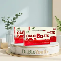 Ống uống Calci B12 ATK Bổ sung khoáng chất Calci và Vitamin B1,B12 cho cơ thể Hộp 20 ống