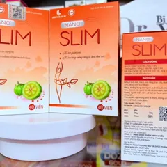 Viên Giảm Cân siêu tốc NANO SLIM Hỗ trợ giảm cân, tạo dáng, giữ dáng, chuyển hóa chất béo dư thừa,  giúp dáng thon ngọn 893597