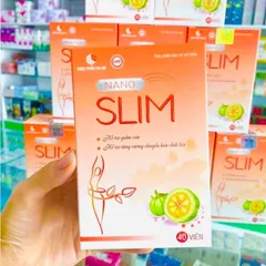 Viên Giảm Cân siêu tốc NANO SLIM Hỗ trợ giảm cân, tạo dáng, giữ dáng, chuyển hóa chất béo dư thừa,  giúp dáng thon ngọn 893597