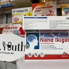 Viên Hoạt Huyết Bổ não Nano lkigai chứa Nattokinase-giảm đau đầu,chóng mặt,rối loạn tiền đình, ngừa đột quỵ Hộp 40 viêno